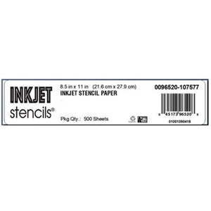 INKJET STENCIL PAPER 8.5 X11" (A4) 500 SHEETS