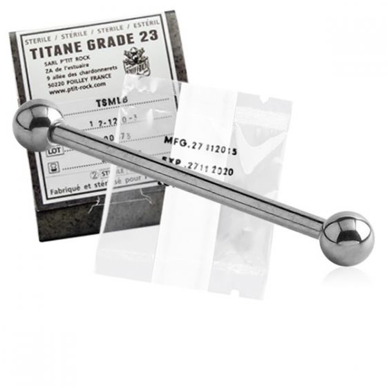 STERILE MICRO TITANIUM STRAIGHT BARBELL