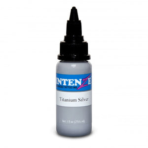 Intenze Ink Titanium Silver 30ml (1oz) - Ink Stop Consumables