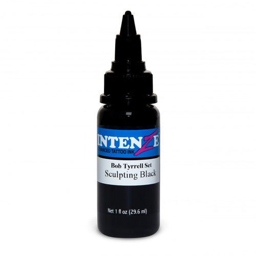 Intenze Ink Bob Tyrrell Sculpting Black 30ml (1oz) - Ink Stop Consumables