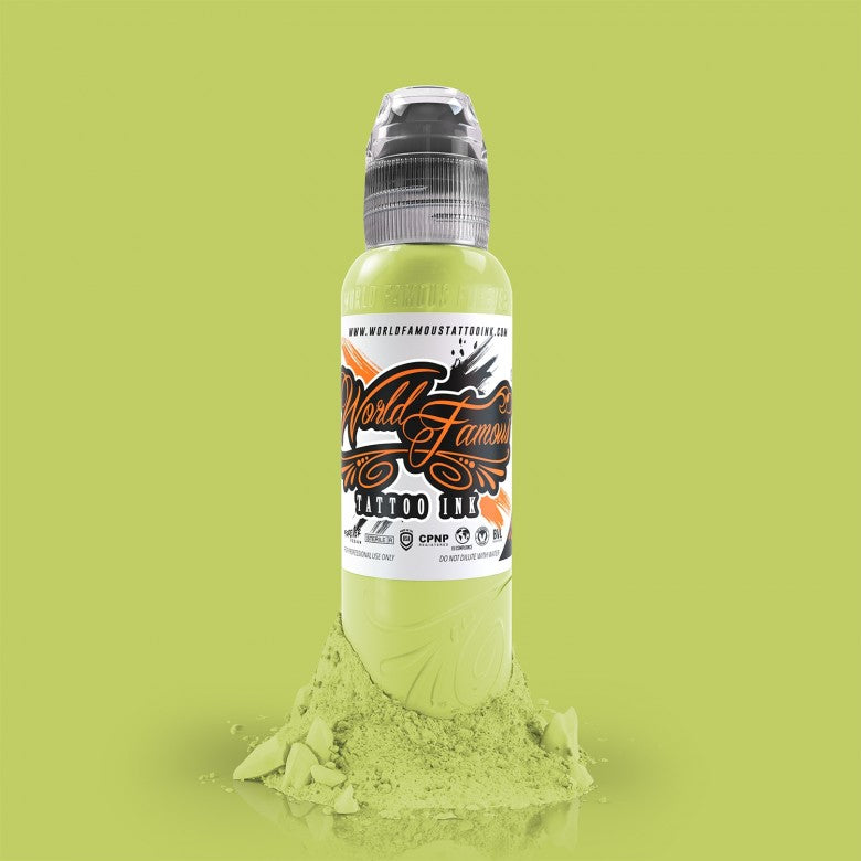 World Famous Ink Vincent Zatter's Rotten Green Infected Chives 30ml (1oz) - Ink Stop Consumables