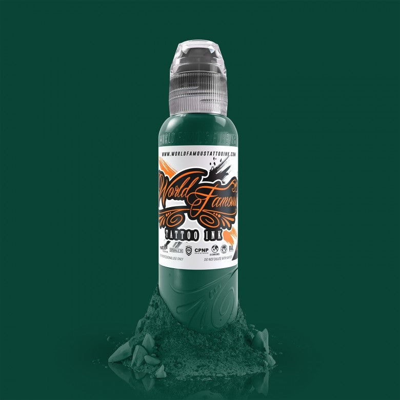 World Famous Ink Jay Freestyle Watercolor Green 30ml (1oz) - Ink Stop Consumables