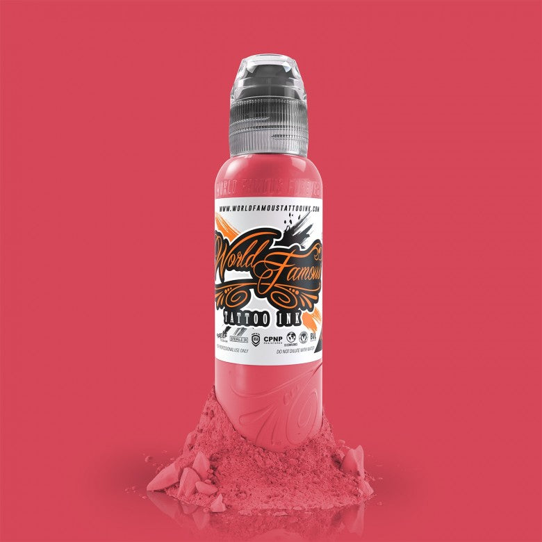 World Famous Ink Jay Freestyle Watercolor Pink 30ml (1oz) - Ink Stop Consumables
