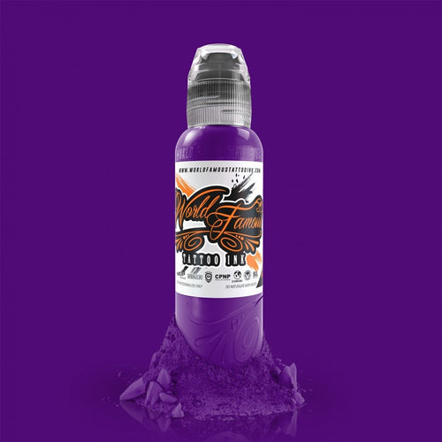 World Famous Ink Jay Freestyle Watercolor Purple 30ml (1oz) - Ink Stop Consumables