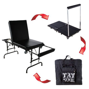 TATSOUL X-MAX PORTABLE TATTOO TABLE - BLACK